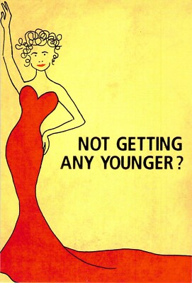V13186 Australia Avant Card #13186 Judith Lucy Not Getting Any Younger postcard