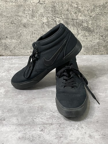 NIKE SB Charge Mid Canvas Triple Black 