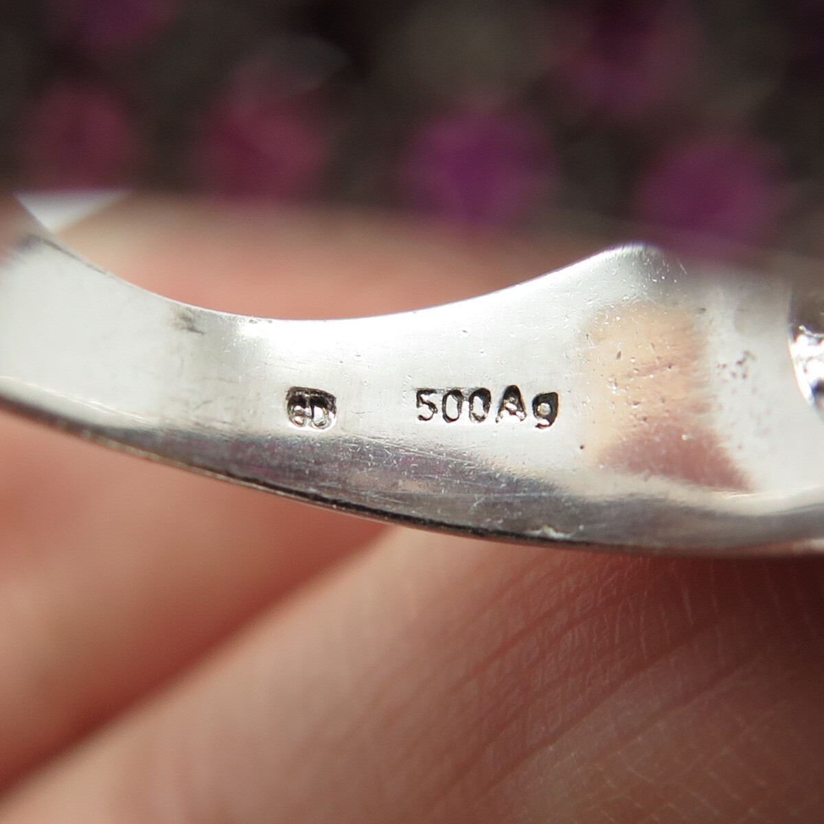 500 Silver Enamel & Lab-Created Ruby Tulip Flower… - image 7