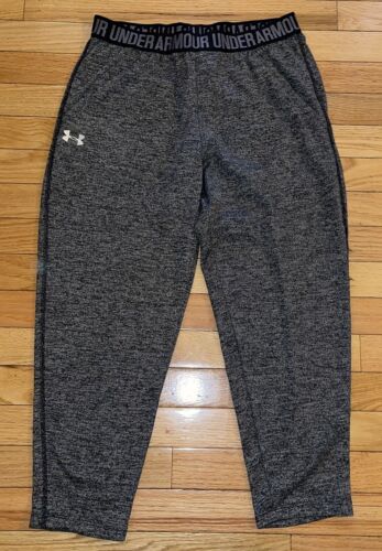 Under Armour UA Heatgear Gray Loose Fit Play Up Twist Capri Pants Pockets  Small | eBay