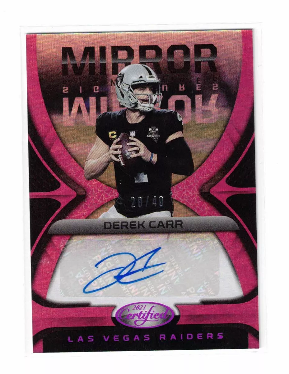 Pink derek carr clearance jersey