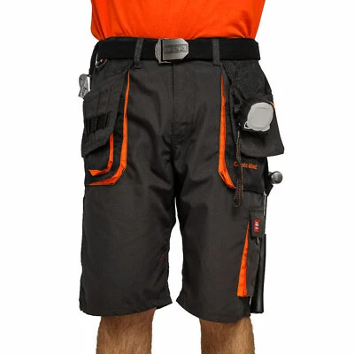 ARTMASS MONTER - Combat SHORTS HERREN ARBEIT - halber Gummibund - Arbeitskleidung mehrere Taschen Baumwolle