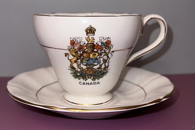 Royal Adderley Canada Bone China England Tea Cup And Saucer