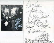 ACTOR Lou Jacobi (+) autograph letter signed