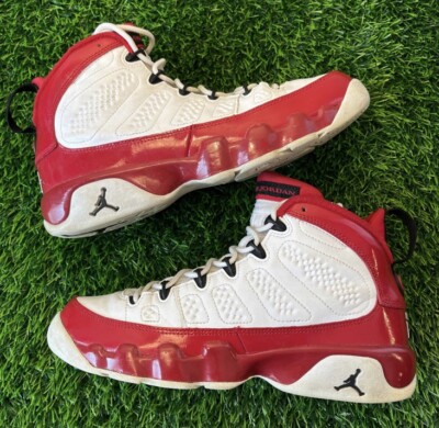 Nike Air Jordan IX Retro BG Gym Red White Size 7y Sneakers Shoes  302359-160