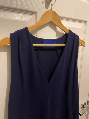 Winser London Navy Minimalist dress, Size L (14-16) | eBay