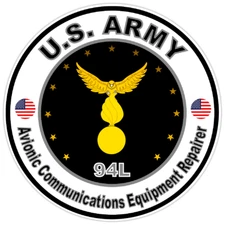 US Army Avionic Communications Equipment Repairer Bumper Sticker Decal 5"