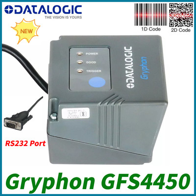 Datalogic GFS4450 ndustrial Fixed Mount 1D 2D IBarcode Scanner  W/  RS232 Cable