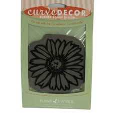 Rubber Stampede Stamps Curve Decor Stamping Art DAISY