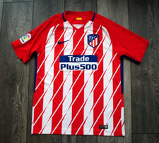 ATLETICO MADRID SPAIN HOME FOOTBALL SHIRT 2017 2018 SOCCER JERSEY NIKE SZ MEDIUM
