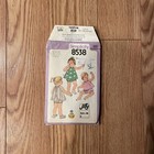Simplicity 8538 Toddlers' Jiffy Sundress or Top and Pants Sizes 1/2 & 1 1978 CUT — photo 3
