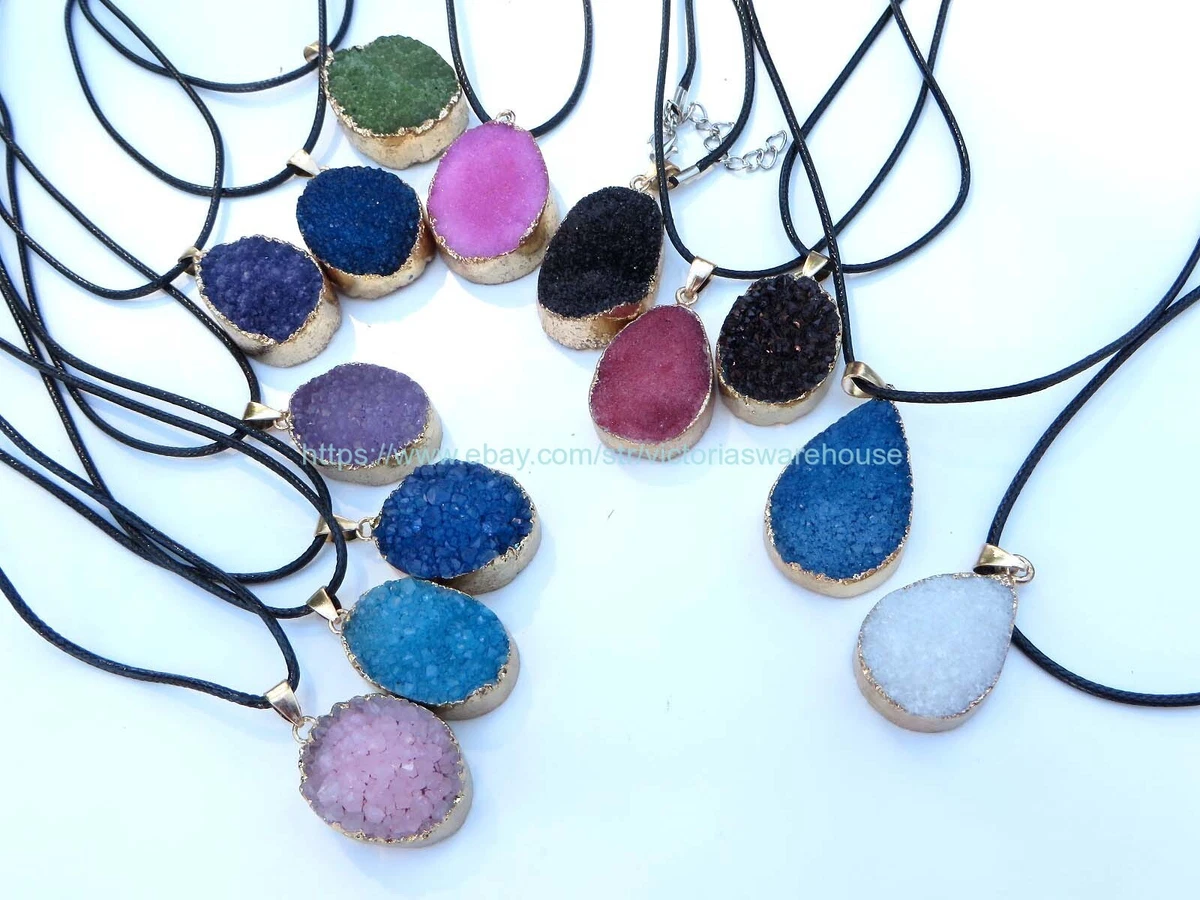 Druzy necklace best sale wholesale