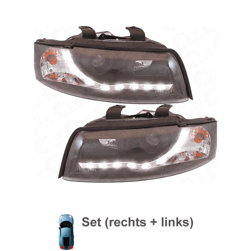 Scheinwerfer Set für Audi A4 B6 8E 00-04 Limo/Avant LED Dragon Lights - Bild 2 von 4