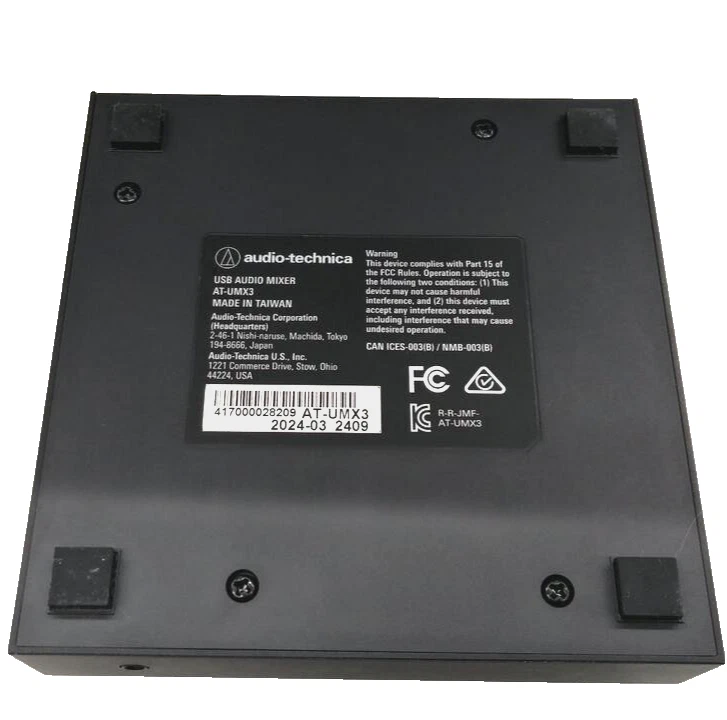 Audio-Technica AT-UMX3 Compact Livestreaming USB Audio Mixer for Desktop Tested - Image 2 of 2