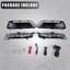 Complete Front Bumper Grille Set With Fog Light Covers For 2014-2020 Chevrolet Impala