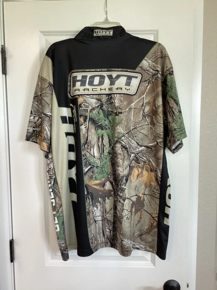 Camisa Team Hoyt Para Hombre 2XL Camuflada 1/4 Cremallera - Tiro con Arco, Caza, Ropa Deportiva al Aire Libre Foto 4 de 4