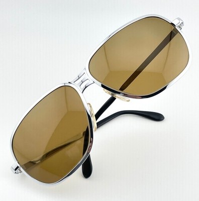 vintage RODENSTOCK DAVOS silver sunglasses West Germany LARGE 1970s J Depp