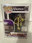 Justin Jefferson Signed Funko Pop #239 Minnesota Viking Auto Beckett Witness COA