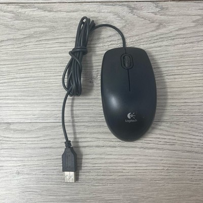 Logitech B100 Corded Optical USB Mouse M-U0026 P/N 810-002149 Genuine OEM TESTED