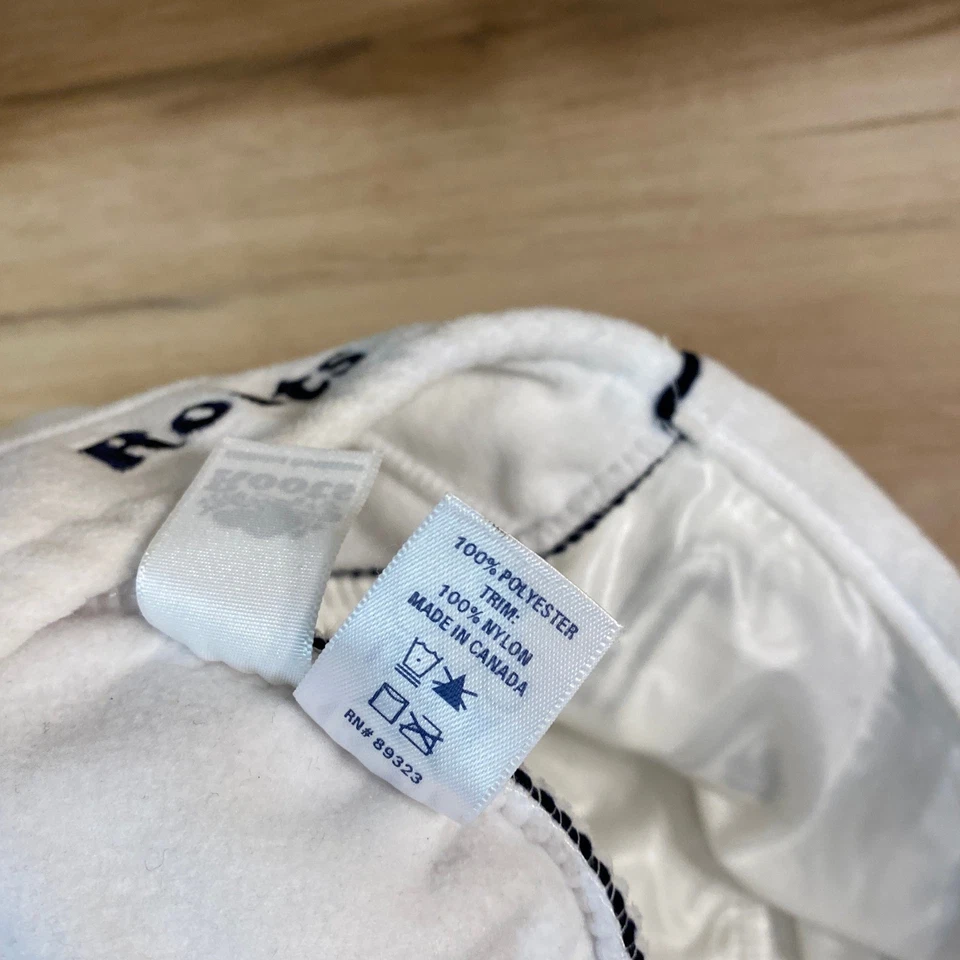 Gorro polar Roots USA Torino 2006 Juegos Olímpicos Blanco Azul Marino S M Foto 4 de 4