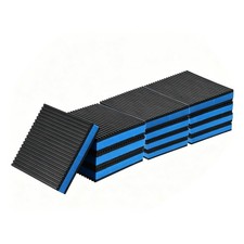 12 St&uuml;ck Gummi-Antivibrationspads 10 x 10 x 2 cm f&uuml;r Isolationsmatten