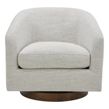 Moe's Home Collection Oscy Accent chair Fabric White