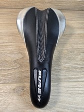 WTB Pure V Bicycle Saddle Seat CrMo Rails Black Silver MTB Comfort Zone