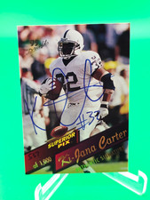 KI JANA CARTER 1995 SUPERIOR PIX AUTOGRAPH AUTO ROOKIE CARD RC 537/1000 #1. rookie card picture