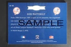 2005 Leaf Limited Don Mattingly #LC-18 Cuts Gold Sample Yankees DZ2489