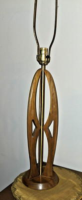 Modeline Wooden Table Lamp Arthur Jacobs Adrian Pearsall Design