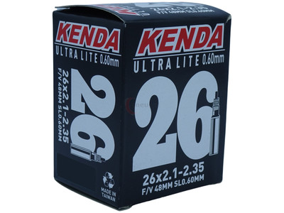 Kenda Fahrradschlauch 26 Zoll (26x2.10 - 26x2.35) Sclaverand Ventil 60mm Ultrali