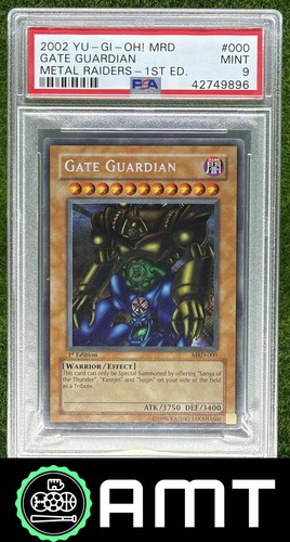 Gate Guardian PSA 9 2002 Yu-Gi-Oh! Metal Raiders 1st Edition #MRD-000 9896