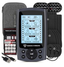 Neocarbon TENS Unit Muscle Stimulator, Electronic PMS Pulse Massager Machine NEW