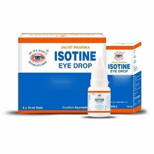 6 x Isotine Eye Drops Pure Herbal and 100 Genuine  Trusted worldwide 10ml.
