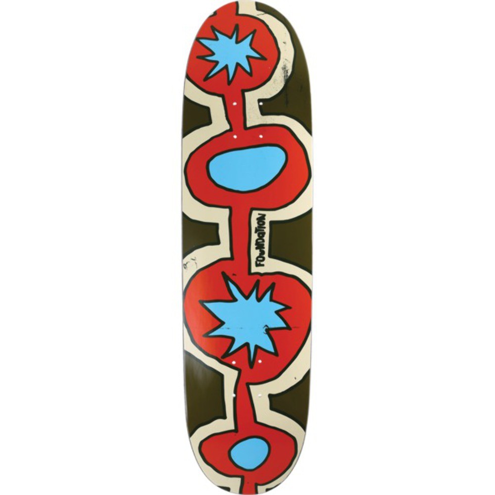 Foundation Skateboard Deck Combust Egg 8.25