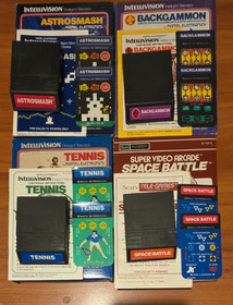 1979 INTELLEVISION CONSOLE MODEL 2609 plus 25 Games and Intellivoice