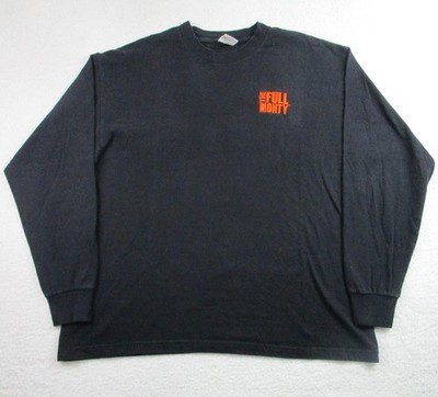 VTG The Full Monty Shirt Mens XL Long Sleeve Movie Promo Alstyle Crewneck