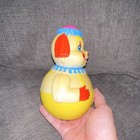 Fisher-Price Humpty Dumpty Roly Poly Clown Toy, Yellow Roly-Poly Figure — photo 2