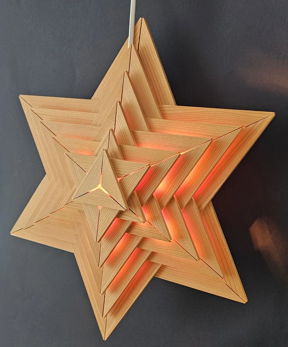 Holzstern Beleuchtet online kaufen | eBay.de