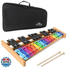 EASTROCK Xylophone, 27 Notes Glockenspiel Xylophone for Kids, Professional Xy