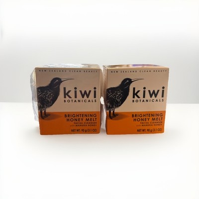 Kiwi Botanicals Brightening Honey Melt Cleanser w/ Manuka Honey 3.1 oz Lot Of 2