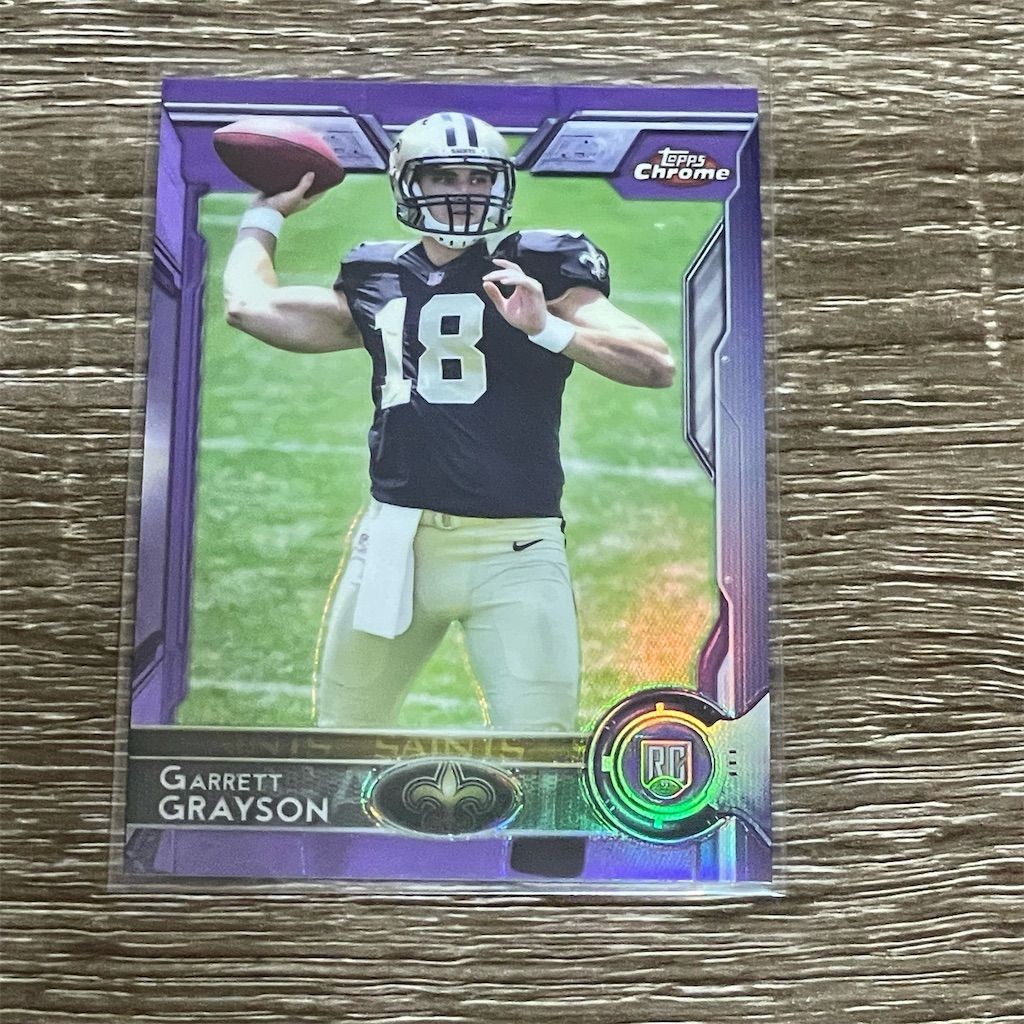Garrett Grayson Topps Chrome #151 Purple Refractor
