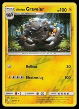 Alolan Graveler 36/181 Reverse Holo Uncommon Team Up Pokemon Card