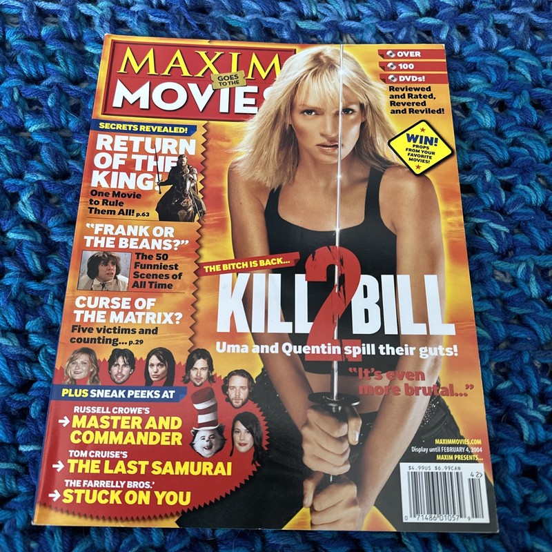 Maxim Goes to the Movies - Kill Bill Vol. 2  - Special Edition 2003 magazine