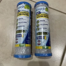 Qty 2 New Clear2o CKW1001 - RV Replacement Water Filter 5 Micron
