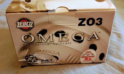 Zebco Omega Z03 Spincast Reel 2.9:1 Ratio 6+1 Ball Bearings Extra