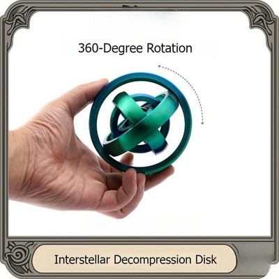 Interstellar Decompression Disk 3D Printed Fidget Toy Stress Relief Spinner