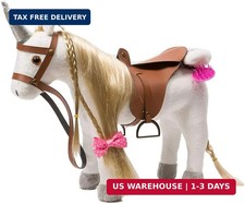 Plush Unicorn Pony Stuffed Animal Toy Horse Pretend Play Soft Toy HollyHOME