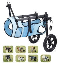 Celestaura Dog Wheelchair Adjustable Aluminum Frame Hind Leg Mobility Aid XL