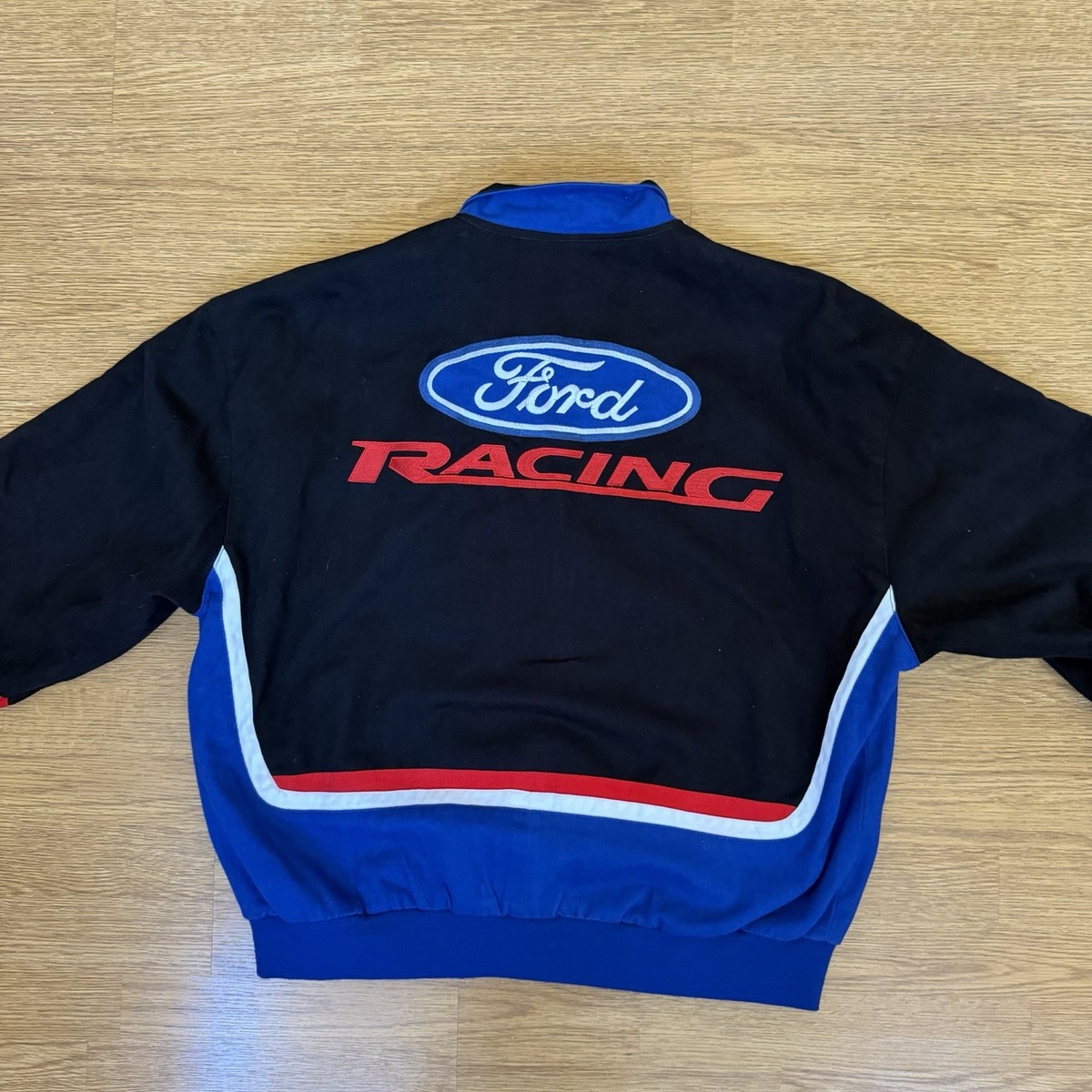 Ford Motor Company JH Designs Jacket Mens XL NASCAR Racing Snap